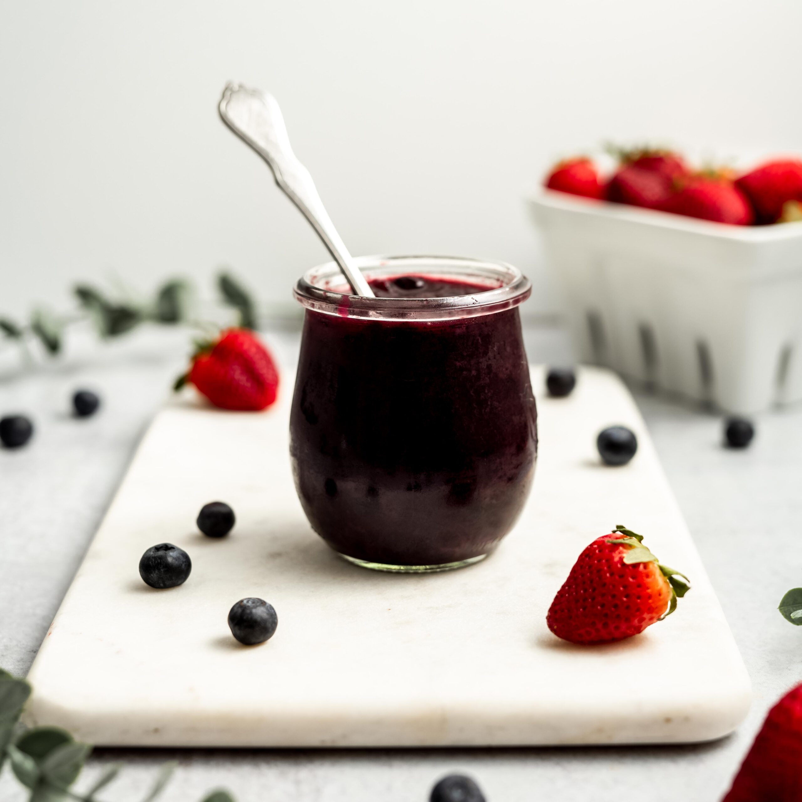 Easy Frozen Berry Compote 3 ingredients