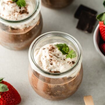 easy - high - protein - chocolate-mousse - healthy - vegan - low sugar