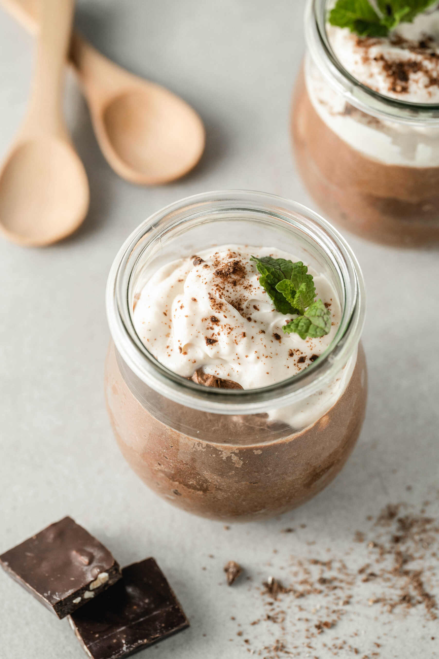 easy - high - protein - chocolate-mousse - healthy - vegan - low sugar