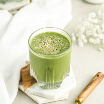 easy matcha protein shake