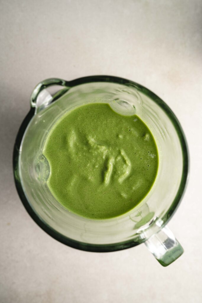 matcha protein shake ingredients blended