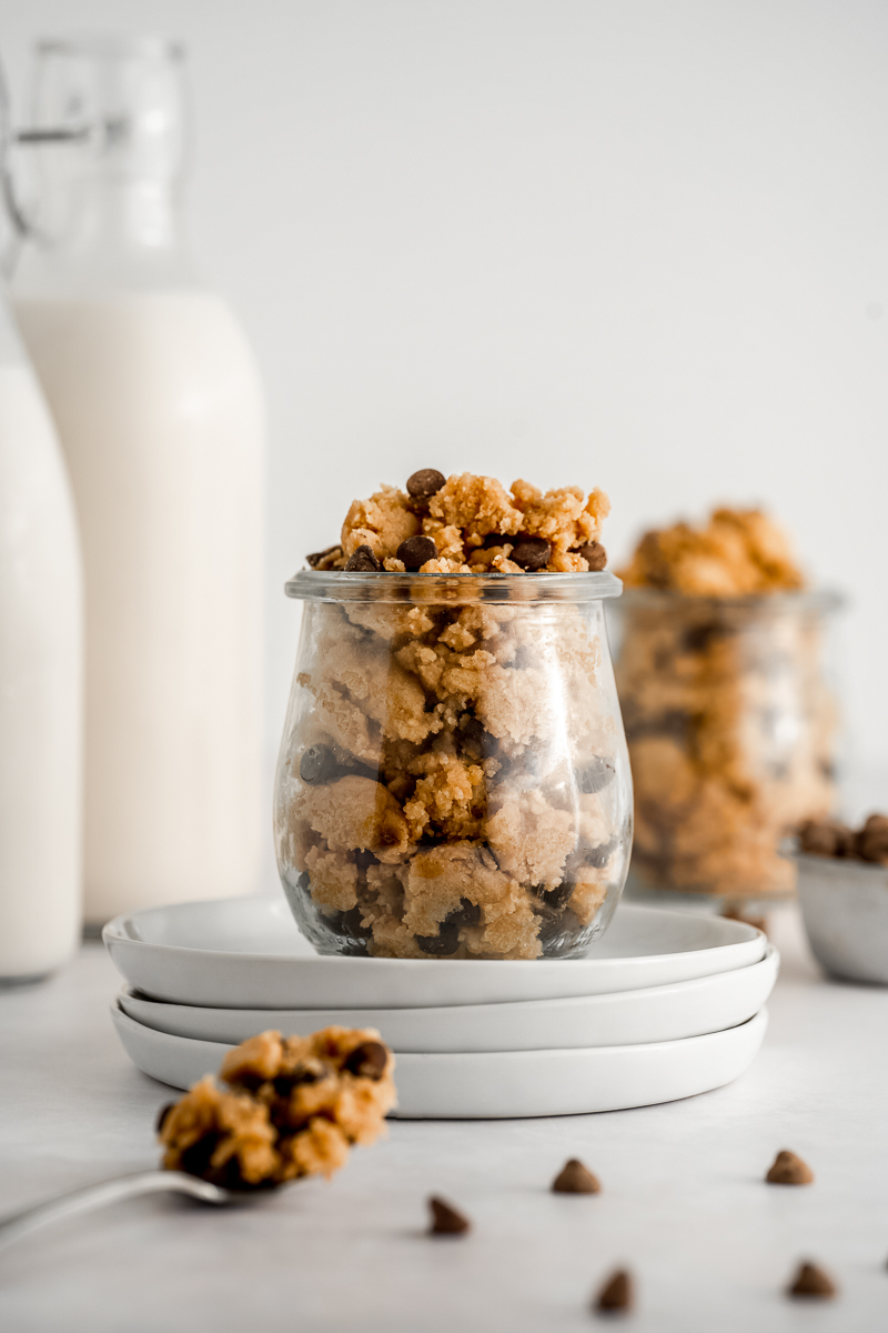 edible protein cookie dough that is gluten free and dairy free