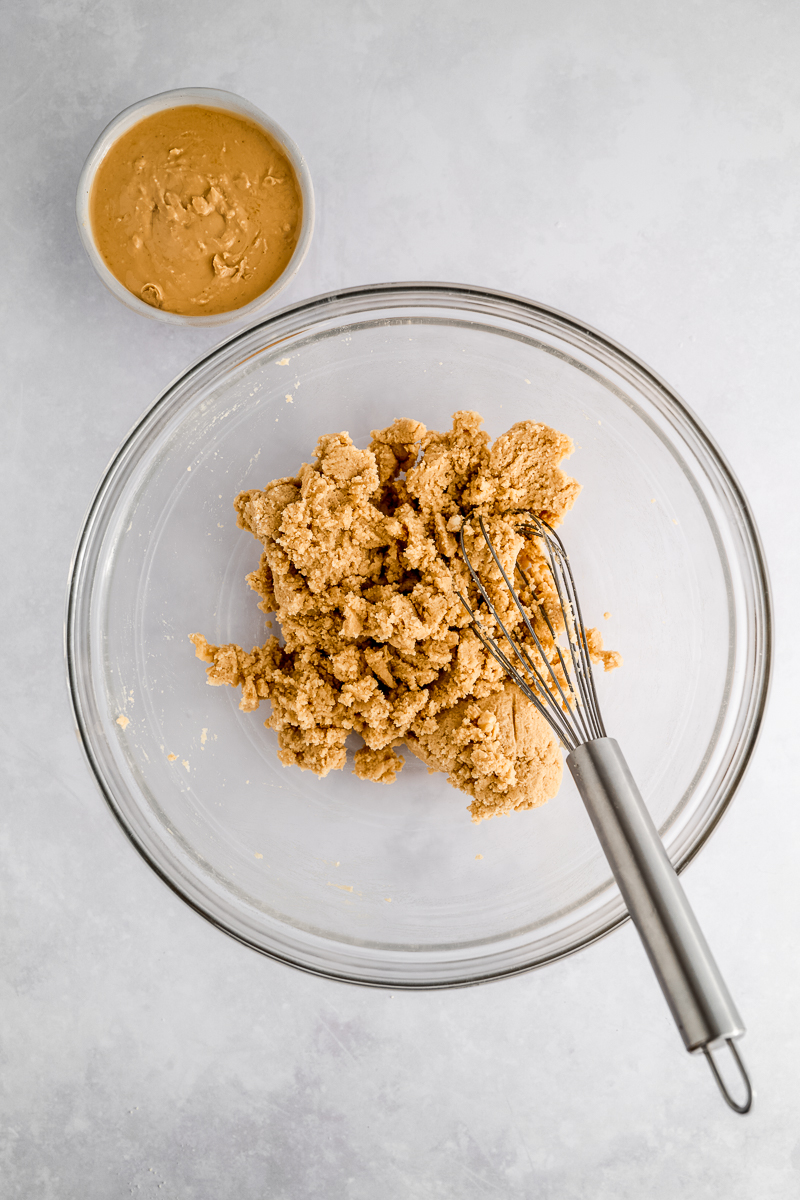 step three to make edible protein cookie dough that is gluten free and dairy free