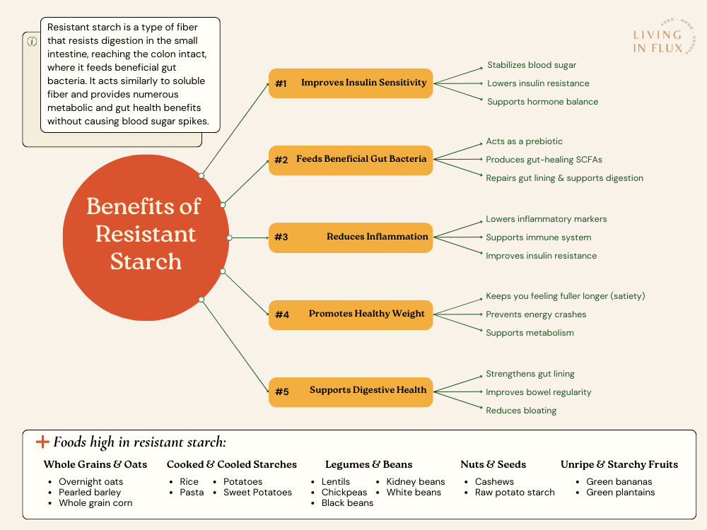 Benefits of resistant starches and foods what are high in resistant starch
